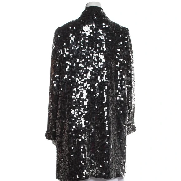 Frances Valentine Sequin Barn Jacket - Size Large - Picture 7 of 10